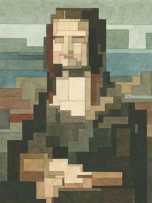 Шедевры мирового искусства в пикселях | myDecor