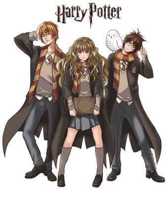 Harry Potter Anime Version by jokochimaru on DeviantArt | Harry potter anime,  Harry potter cartoon, Harry potter drawings