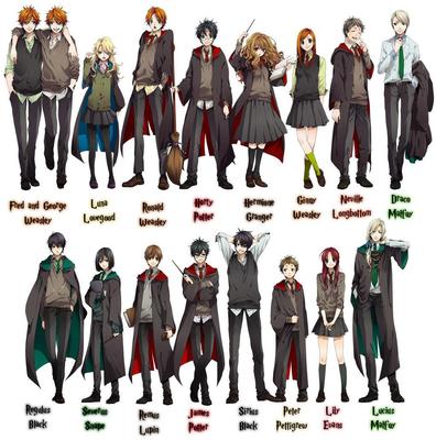 Harry Potter: The Young Wizard - Anime Style by NAYAREEN on DeviantArt