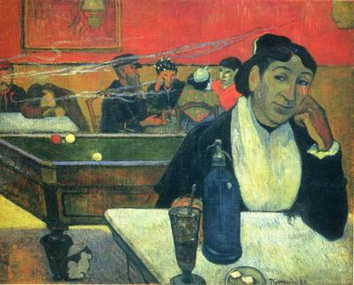 Поль Гоген - Кафе в Арле, 1888, 92×72 см: Описание произведения | Артхив