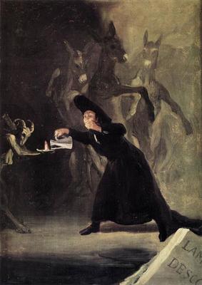 Франсиско Гойя - Дьявольская лампа, 1798, 32×42 см: Описание произведения |  Артхив