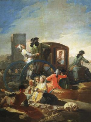 Жмурки, Франсиско Гойя, 1789 - описание картины