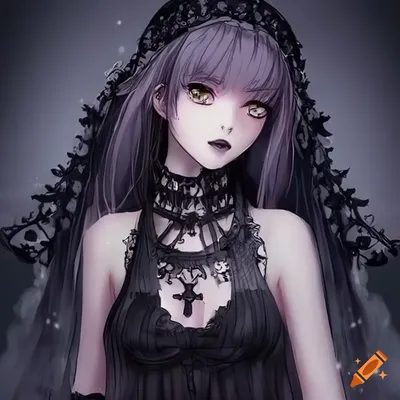 Cute gothic anime girl with her goth cat kawaii Japanese style cool design\"  Poster for Sale by AnimalArtPhotos | Redbubble