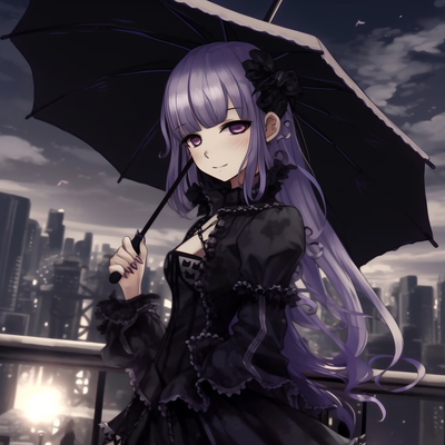 Anime ai gothic girl by HoodedAya on DeviantArt