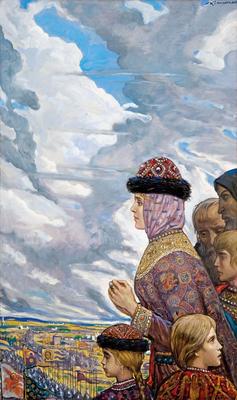 К написанию этой картины художника Глазунова подтолкнула личная трагедия.  Боль «Ленинградской весны» | Лекторий СПВ | Дзен