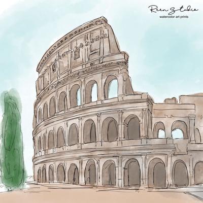 Галерея видов древнего Рима (картина) — Джованни Паоло Панини