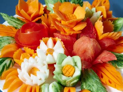 Карвинг превращает обычные фрукты и овощи в искусство — Soncesad Карвинг  превращает обычные фрукты и овощи в искусство — Soncesad