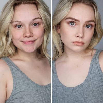 Искусство макияжа фото до и после