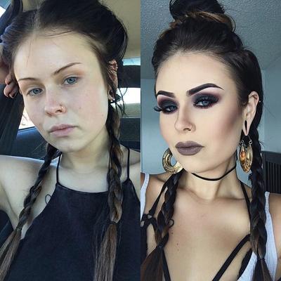 До и после: 19 блестящих примеров макияжа, на которые надо смотреть каждой  девушке (20 фото) » Невседома