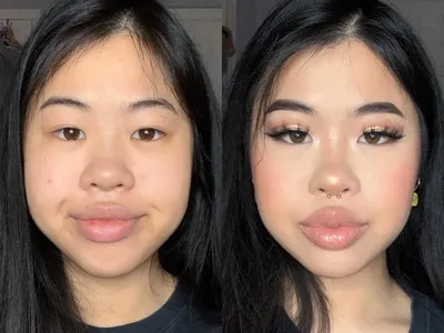 10 вдохновляющих фото до и после макияжа, глядя на которые осознаёшь всю  мощь косметики