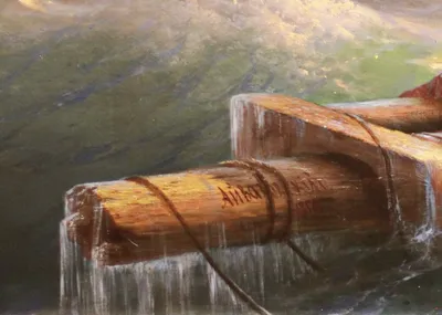 Картина Айвазовского девятый вал, …» — создано в Шедевруме