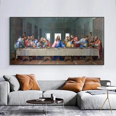 Знаменитая картина маслом Леонардо да Винчи «Тайная вечеря» Куадрос,  украшение для гостиной, дома, плакат – лучшие товары в онлайн-магазине Джум  Гик