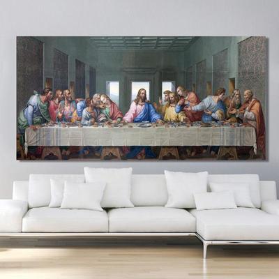 Картина на стену с изображением Леонардо да Винчи Тайная вечеря, настенные  картины, художественные плакаты и принты | AliExpress