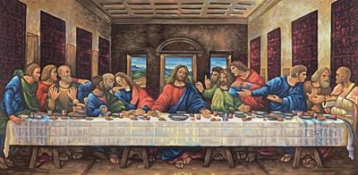 Картина по номерам «Тайная вечеря» Леонардо да Винчи, 9220441
