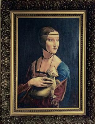 Стилизированная картина \"Дама с горностаем\" Леонардо да Винчи №730777 -  купить в Украине на Crafta.ua