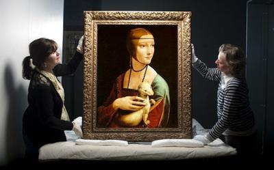 Картина Леонардо да Винчи \"Дама с …» — создано в Шедевруме