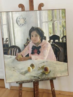 Картина девушка с персиками (49 фото) » Рисунки для срисовки и не только