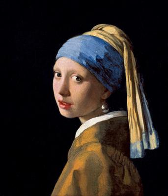 Картина девушка с жемчужной сережкой фото фотографии