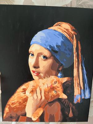 Купить Картина 3D «Девушка с жемчужной серёжкой», тактильная по цене 11772  руб.