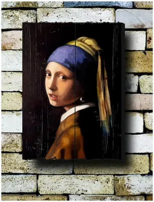 Картина (постер) - Ян Вермеер - Девушка с жемчужной серёжкой | купить в  КартинуМне!, цены от 990р.