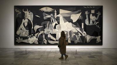 Картина на холсте Пабло Пикассо герника 1937, Пикассо, Классическая картина,  плакат, печать для гостиной, Декоративная Настенная картина | AliExpress