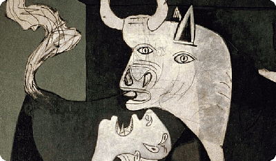 Пабло Пикассо — \"Герника (Этюд) III\", 1937 год
