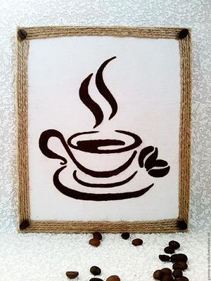 Картина из кофейных зерен - Блог Вита Владимировна Пономарева