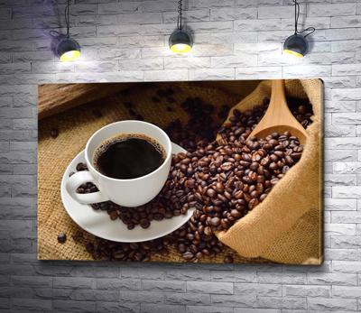 Coffee-gift Панно из кофейных зерен