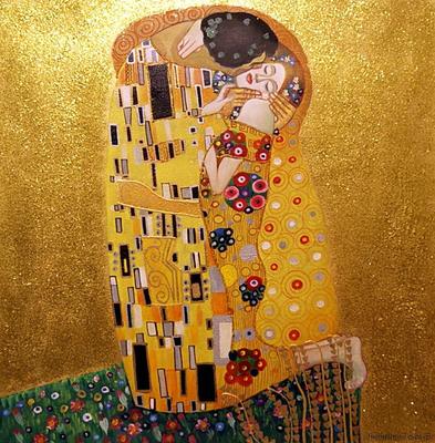 Поцелуй, Густав Климт - обзор картины на русском - YouTube