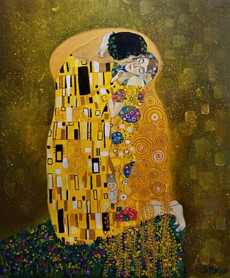 Орнаменты с фрейдистской символикой: 8 деталей картины Густава Климта « Поцелуй» | Вокруг Света