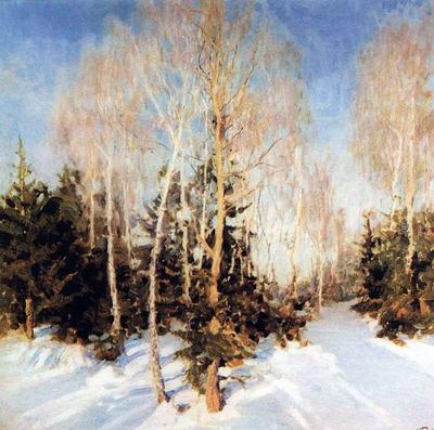 Сочинение по картине Юона «Конец зимы. Полдень» • СПАДИЛО