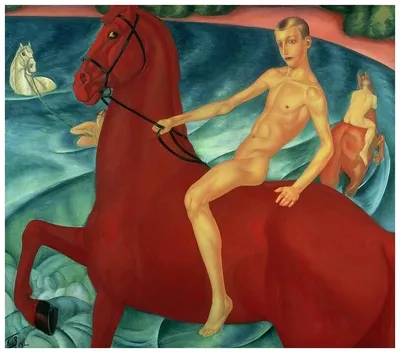 Купание красного коня. Как картина Петрова-Водкина стала символом эпохи |  Дневник живописи