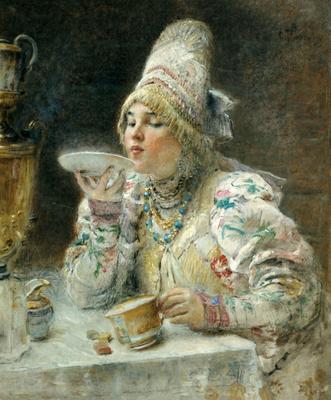 Файл:Маковский - За чаем - 1914.jpg — Википедия