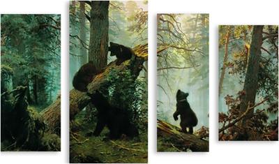 Картина Шишкина мишки в лесу» — создано в Шедевруме