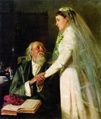 Купить картину Неравный брак в Москве от художника Ямпольский Сергей