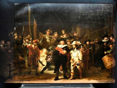 На картине Рембрандта \"Ночной дозор\" обнаружен тайный эскиз