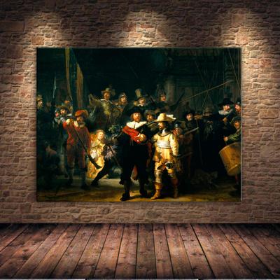 Картина Рембрандта «Ночной дозор» была отреставрирована искусственным  интеллектом | В мире