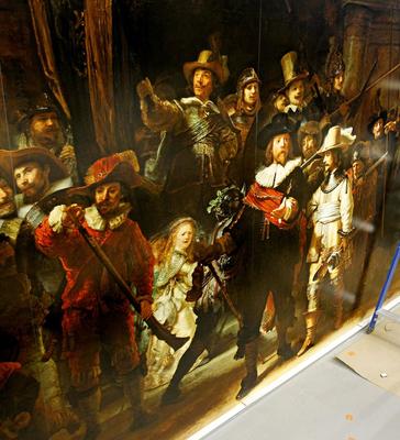 Картина Рембрандта Ночной дозор. Репродукция - «VIOLITY»