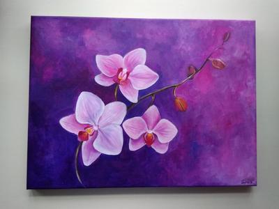 Орхидея Фаленопсис - работы учеников | Saison Romantique - цветы ручной  работы