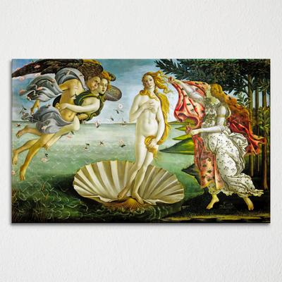 Скачать обои картина, Рождение Венеры, мифология, Сандро Боттичелли, раздел  живопись в разрешении 1920x1080