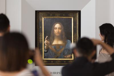 Картина Леонардо да Винчи «Спаситель мира» продана с аукциона Christie's за  рекондные 450 миллионов долларов. Новости. Первый канал