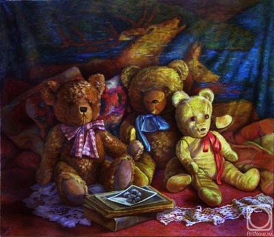 Картины пейзаж Три медведя картина маслом на холсте для интерьера дом в  интернет-магазине Ярмарка Мастеров по цене 51000 ₽ – SY4P0RU | Картины,  Москва - доставка по России