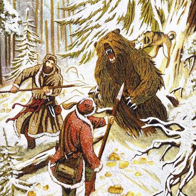 Картина гобелен \"Три медведя\" 57*77см (188423) - Купить по цене от 742.50  руб. | Интернет магазин SIMA-LAND.RU