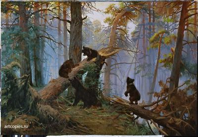 Картина-мозаика «Утро в сосновом лесу (Иван Шишкин)» (km-100001)