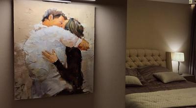 Картины в спальню над кроватью: какую повесить на стену | ivd.ru