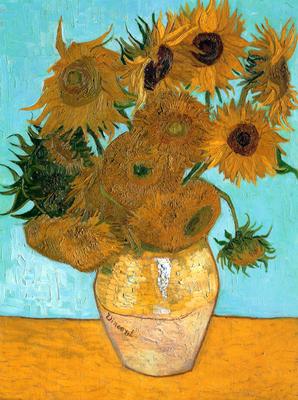 Купить цифровую версию картины: Винсент Ван Гог - Двенадцать подсолнухов в  вазе, Мюнхен | Артхив