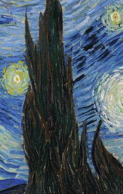 Картина художника Винсента Ван Гога \"Звездная ночь\", на натуральном  хлопковом холсте, на подрамнике, в подарок для интерьера