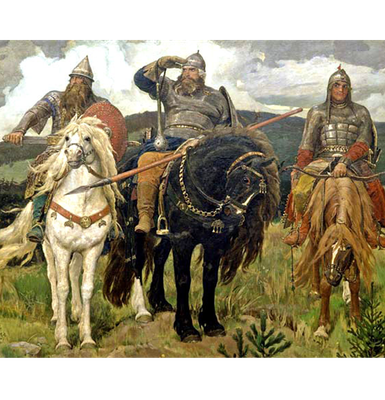 Пара слов о лошадях на картине Васнецова «Богатыри».