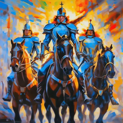 Картина Васнецова «Три богатыря»: описание картины