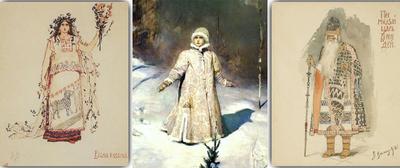 Почему Снегурочка на знаменитой картине Васнецова одна без Деда Мороза и  чьи черты лица увековечены в